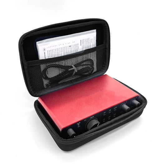 Focusrite Scarlett 2i2 4th Gen Hard Case (Black) | Portable & Secure Protection