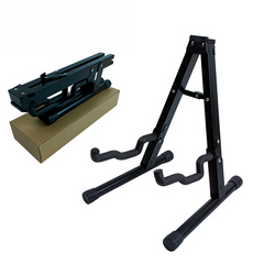 Foldable Guitar Stand Wholesale Metal Vertical Guitar Rack A-Type Electric Guitar Stand