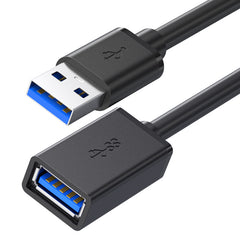 Musiin USB Extension Cable 2 meters, USB 3.0 Extension Cable Male to Female, USB Extender Fast Data Transfer Compatible Audio Device, Instrument Cable, USB Keyboard, Mouse, Flash Drive, Hard Drive