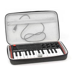 Musiin Premium Velvet Keyboard HardCase Compatible with AKAI Professional MPK Mini MK3 case MIDI Controller cover (Grey)