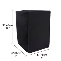 Musiin Studio Monitor Dust Cover Protective Compatible With YAMAHA HS5 Black 5-Inch Professional Powered Speaker cover(2 packs)