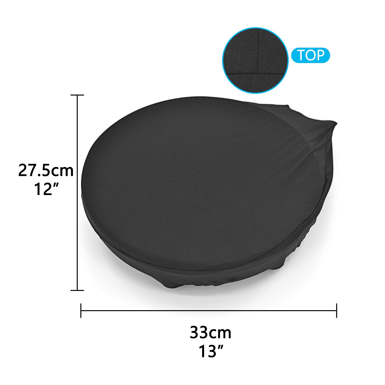 Musiin Electronic Drum Cover Compatible With Roland PDX-10 Electronic V-Drum Donner EDE Alesis Nitro Pad