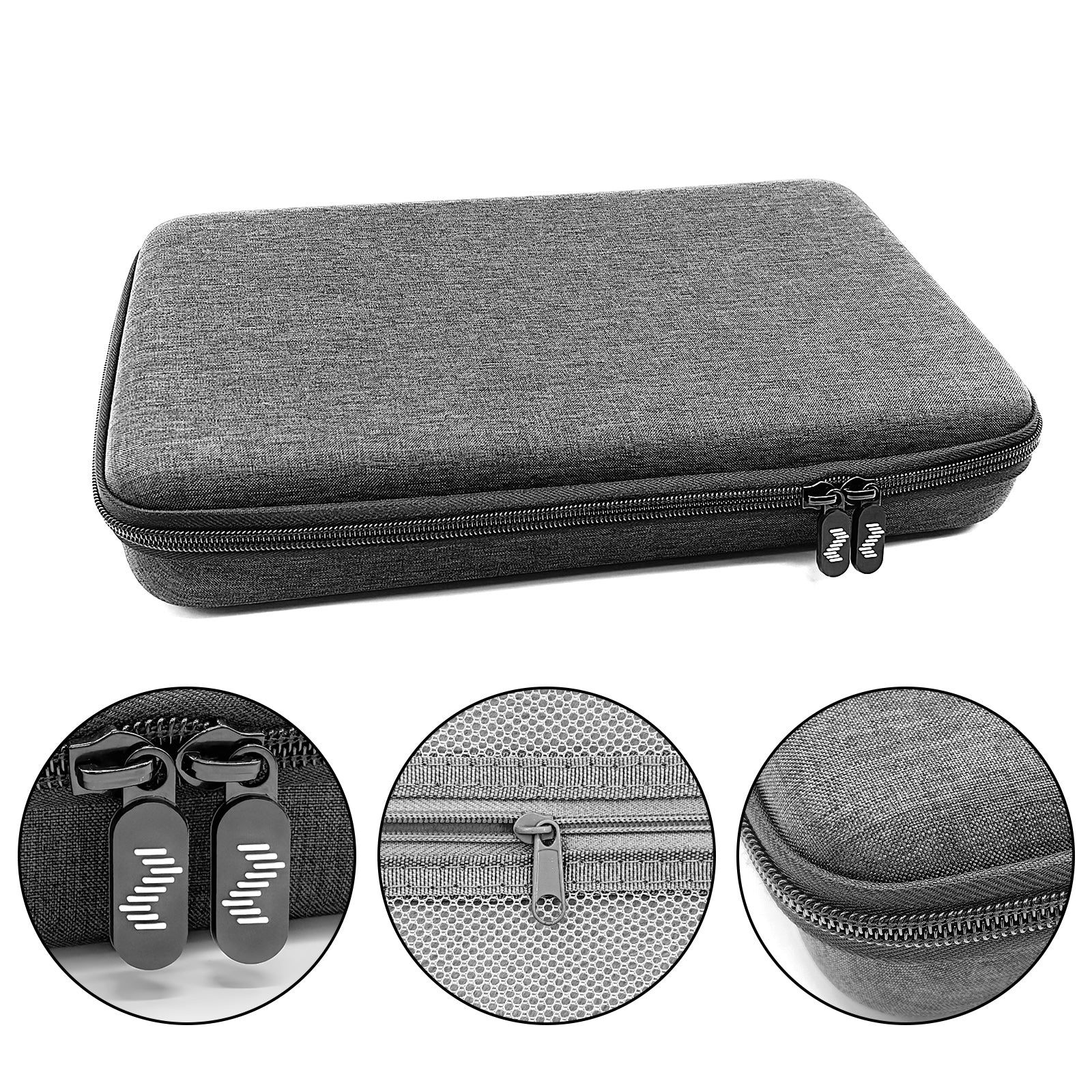 Musiin Premium Velvet Keyboard HardCase Compatible with AKAI Professional MPK Mini MK3 case MIDI Controller cover (Grey)