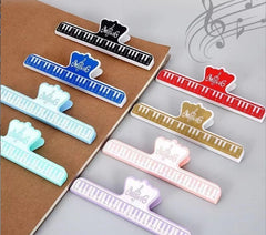Piano Music Clip Piano Music Clip Music Score Clip Music Score Clip Note Clip Music Score Clip Accessory（macaron blue）