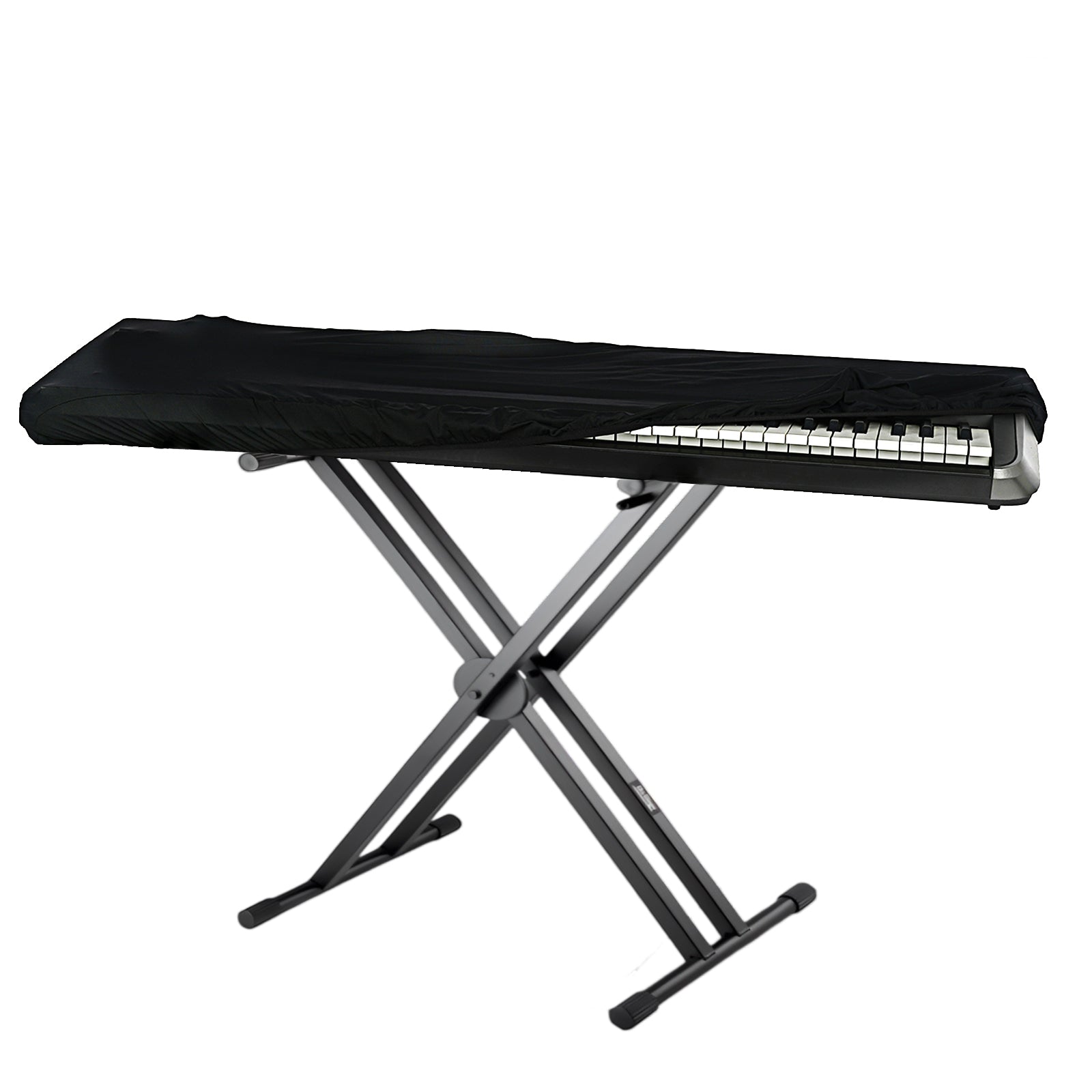 Musiin Premium Piano Keyboard Dust Cover Compatible With YAMAHA MODX7 Music Keyboard Dirt Proof Cover, Stretchy Electronic Keyboard Cover, 76 Keys Electronic Keyboard Cover With Chinlon, Black