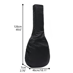 Musiin Electric Bass Bag Rain Cover - Waterproof Protection, Lightweight Foldable Design, Black