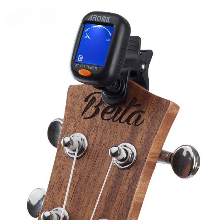 Guitar Tuner Aroma AT101 Folk Tuner Bass Musical Instrument Accessory（AT-101）