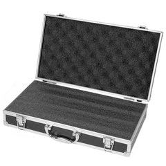 Musiin Pro Medium Size Audio Device Microphone Carrying Case, Customizable case with Pre-Diced Foam, Aluminum Alloy Sturdy Build, Ideal Compatible with Audio Device Wireless Mic System Storage cover