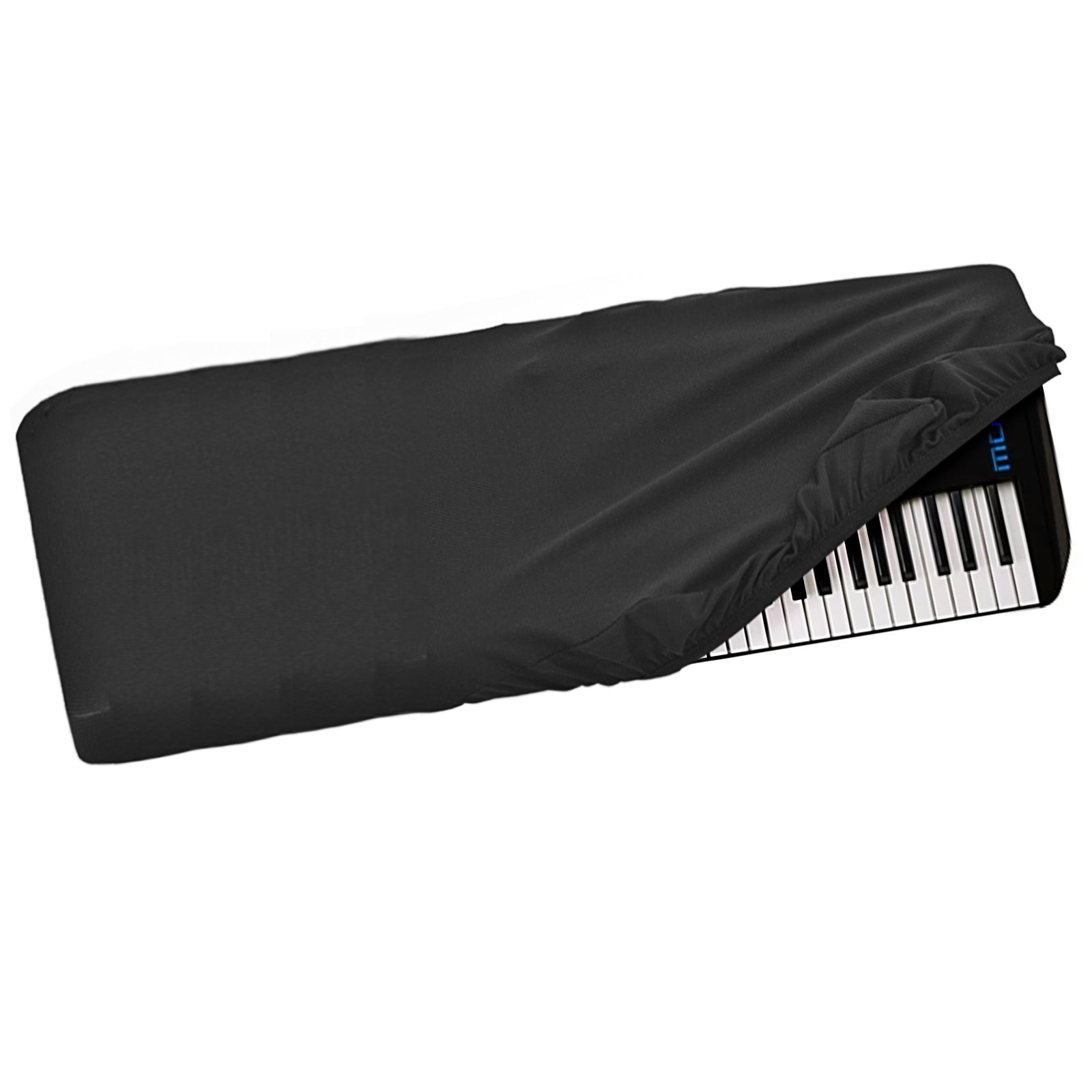 Musiin Premium Piano Keyboard Dust Cover Compatible With YAMAHA MODX7 Music Keyboard Dirt Proof Cover, Stretchy Electronic Keyboard Cover, 76 Keys Electronic Keyboard Cover With Chinlon, Black