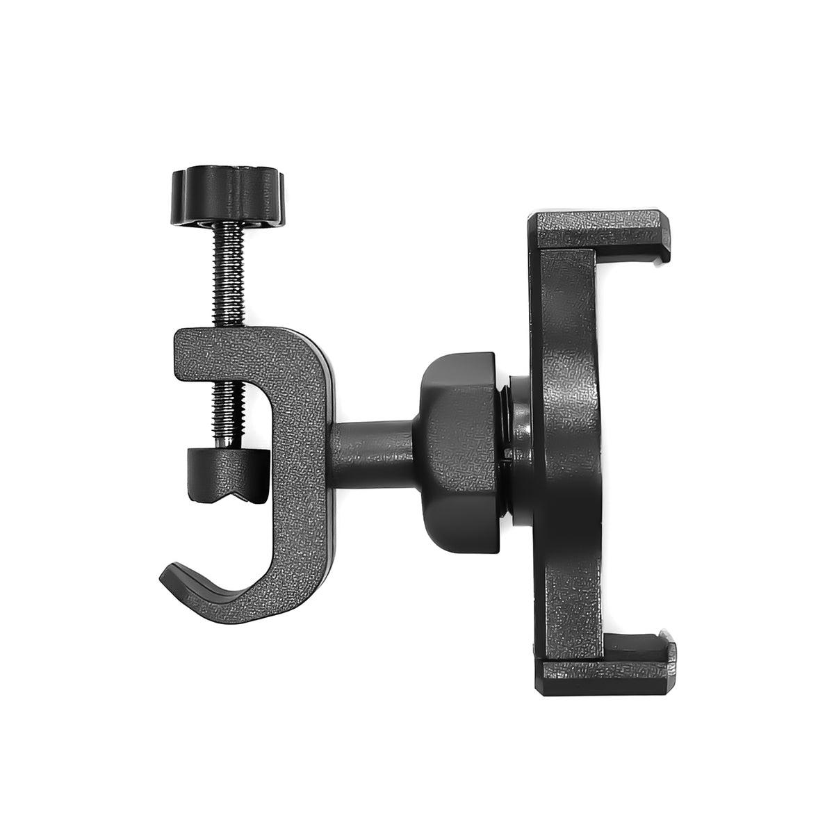 Musiin FlexClip Soporte para micrófono Soporte para teléfono Soporte en vivo Clip Compatible con iPhone Samsung Soporte para micrófono, soporte para música y batería