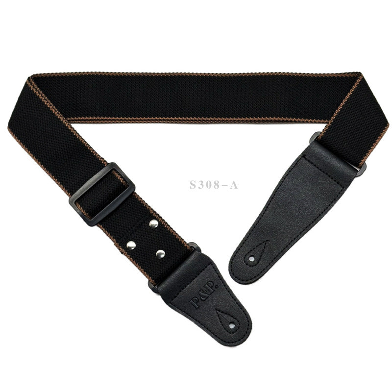 PP Guitar Strap Instrument Accessory Guitar Accessory（black）