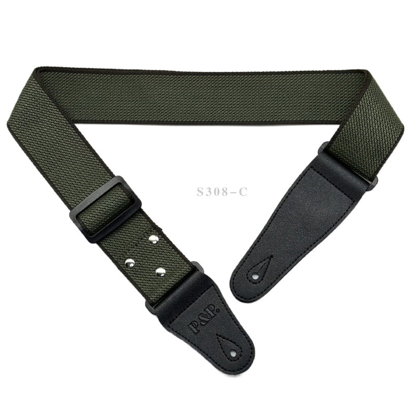 PP Guitar Strap Instrument Accessory Guitar Accessory（green）