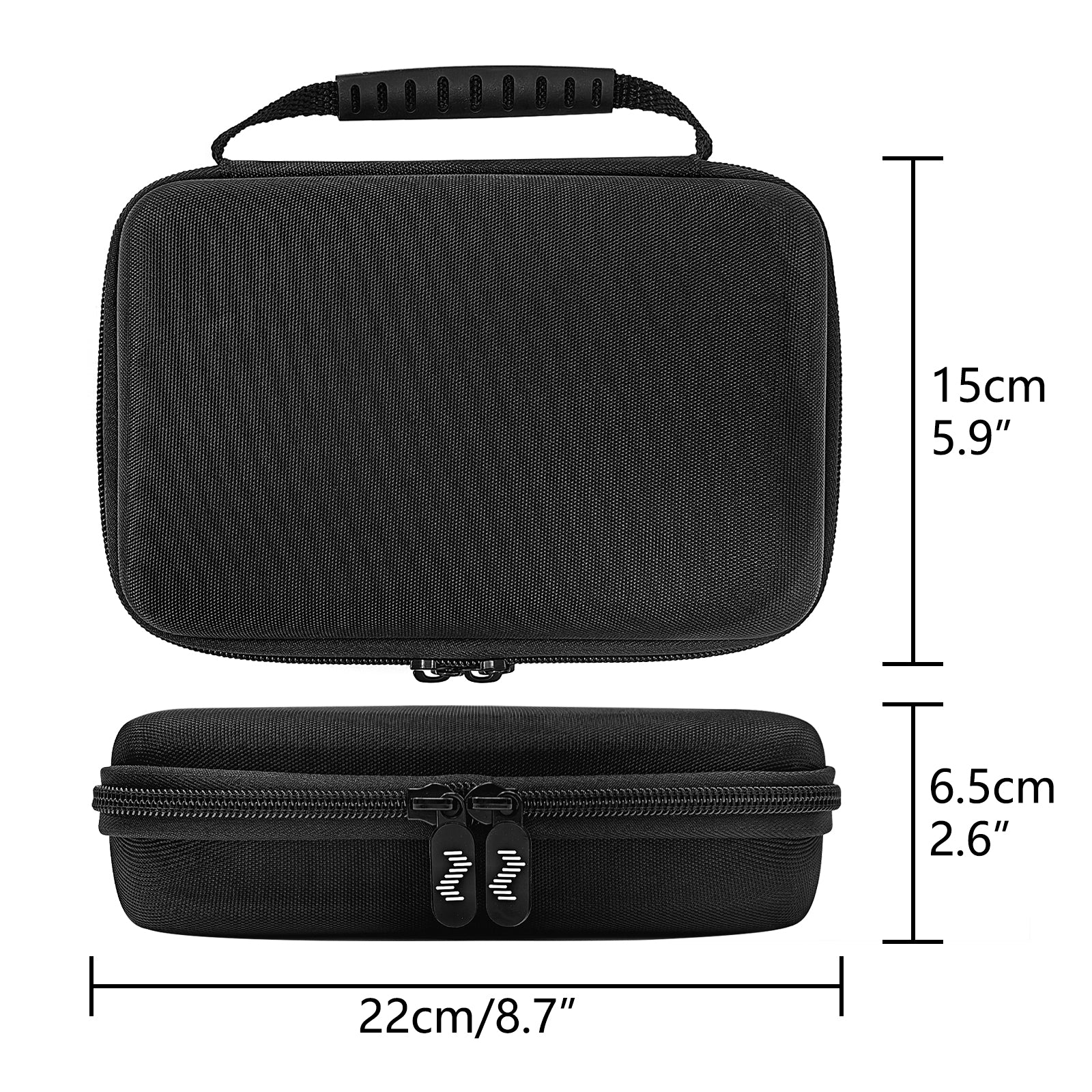 Musiin Premium Velvet Travel Case Compatible with Focusrite Scarlett 2i2 case 4th Gen Audio Interface, HardShell case Match 2i2 Protective Travel Carrying cover Bag (Black)